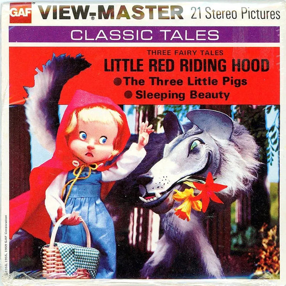 Little Red Riding Hood - View-Master 3 Reel Packet - 1970s - Vintage - (PKT-H92-G5m)