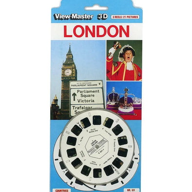 LONDON ENGLAND - View-Master 3 Reel Set on Card - NEW - (VBP-C321) VBP 3dstereo 