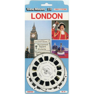 London - View-Master 3 Reel Set on Card - (zur Kleinsmiede) - (C321-E) - NEW VBP 3dstereo 