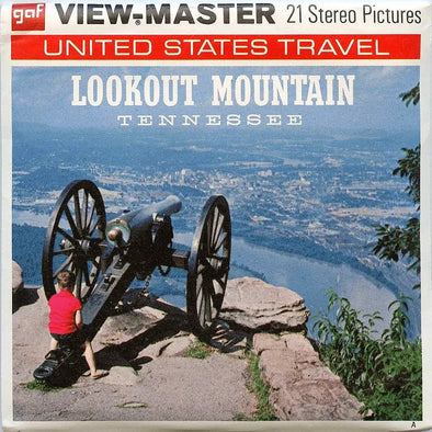 Lookout Mountain - Tennessee - View-Master3 Reel Packet - 1970s views - vintage - (PKT-A876-G3A) Packet 3dstereo 
