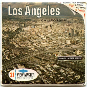 Los Angeles California - View-Master 3 Reel Packet - 1960s views - vintage - (PKT-A187-S6A)