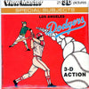 Los Angeles Dodgers - View-Master 3 Reel Packet - 1980s - Vintage - (PKT-L23-V1m) Packet 3Dstereo 