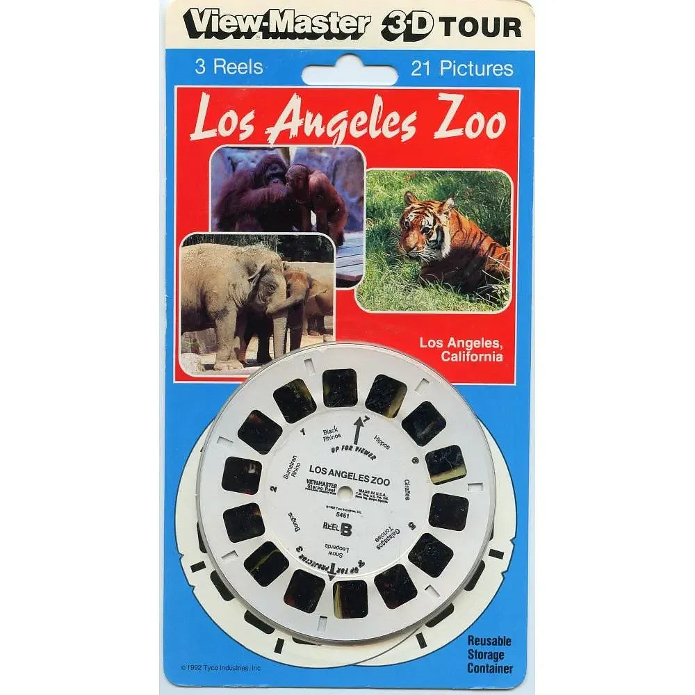 Los Angeles Zoo - View-Master 3 Reel Set on Card - NEW - (VBP-5451) –
