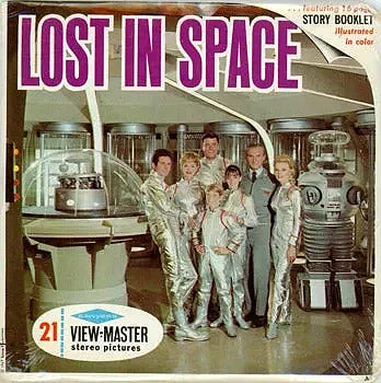 Lost in Space - View-Master 3 Reel Packet - 1960s - vintage - (PKT-B482-S6) 3Dstereo 