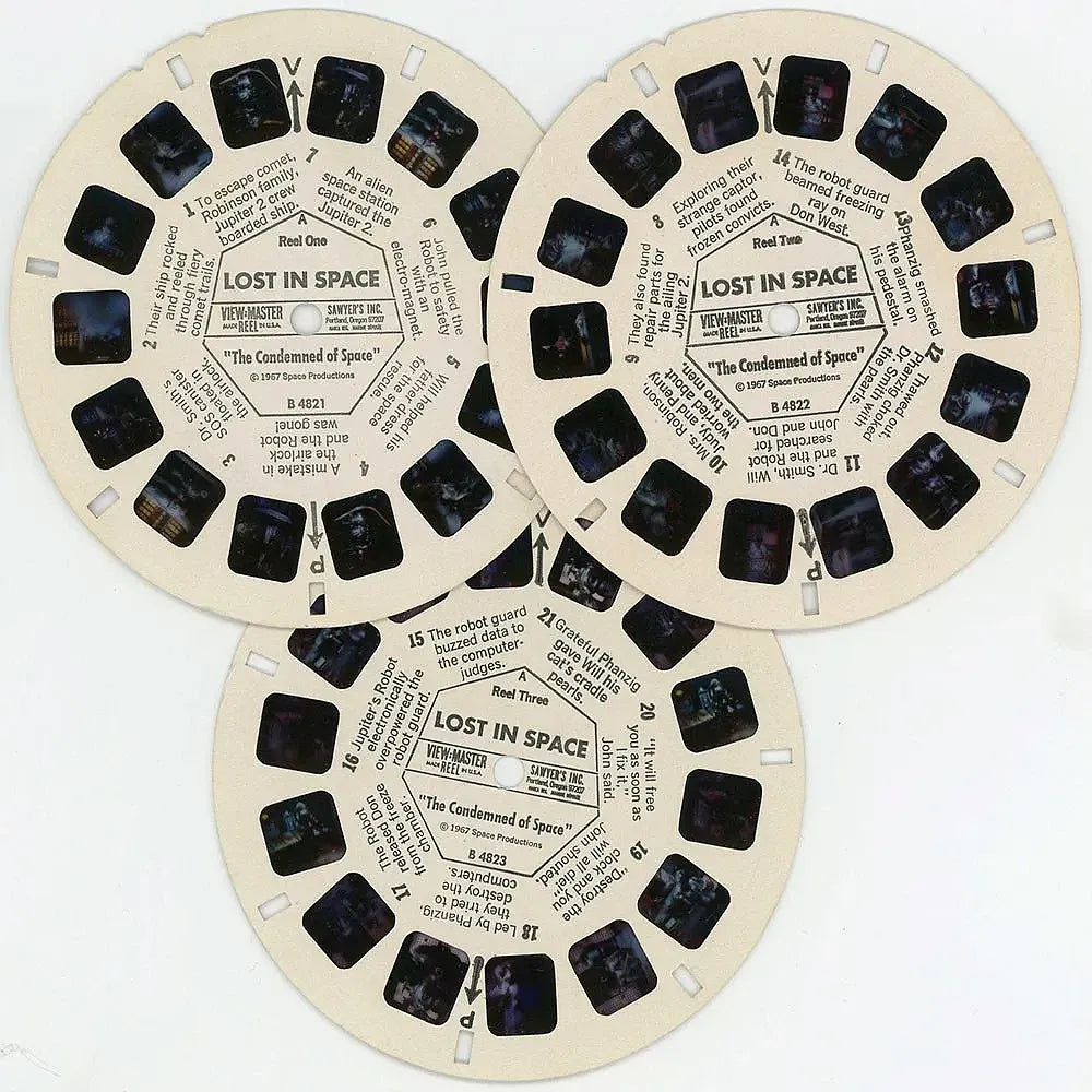 Lost in Space - View-Master 3 Reel Packet - 1960s - vintage - (PKT