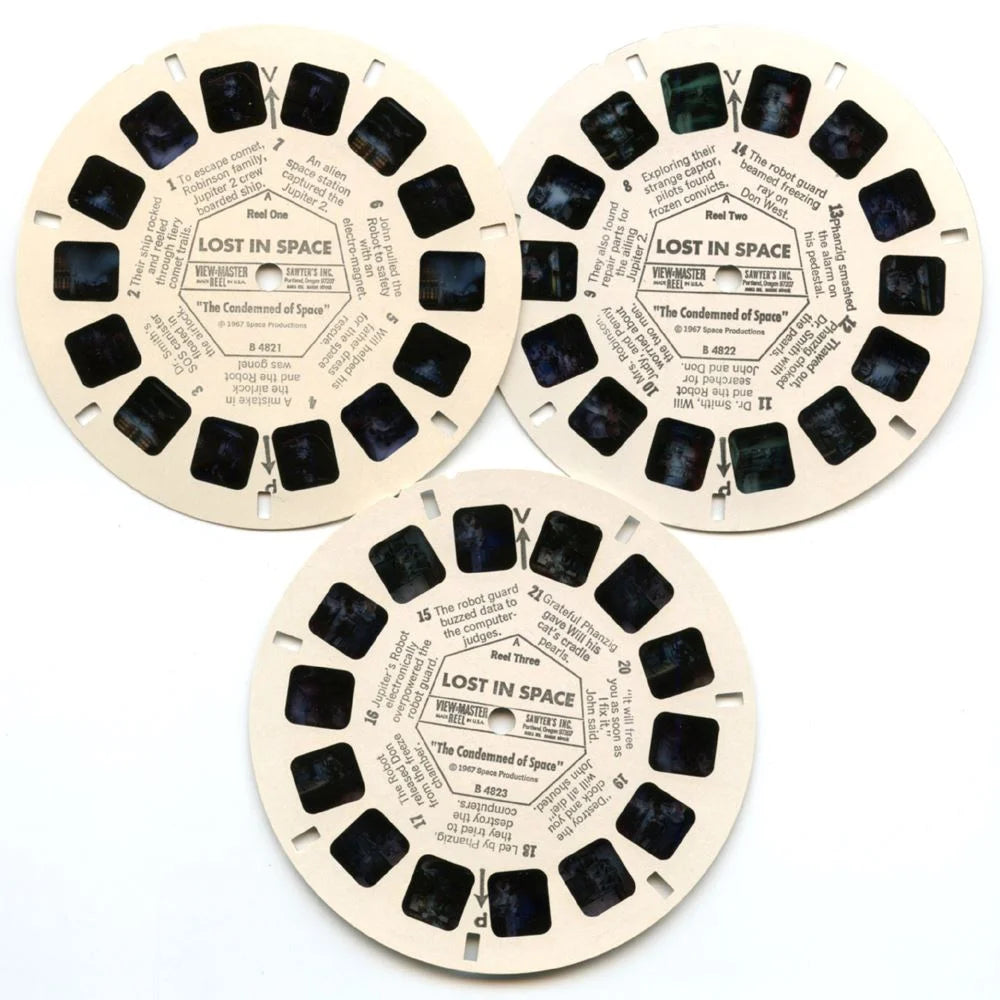 Lost in Space - View-Master 3 Reel Packet - 1960s - vintage - (PKT-B48 –