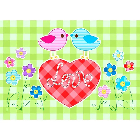 Love Birds - 3D Action Lenticular Postcard Greeting Card- NEW Postcard 3dstereo 