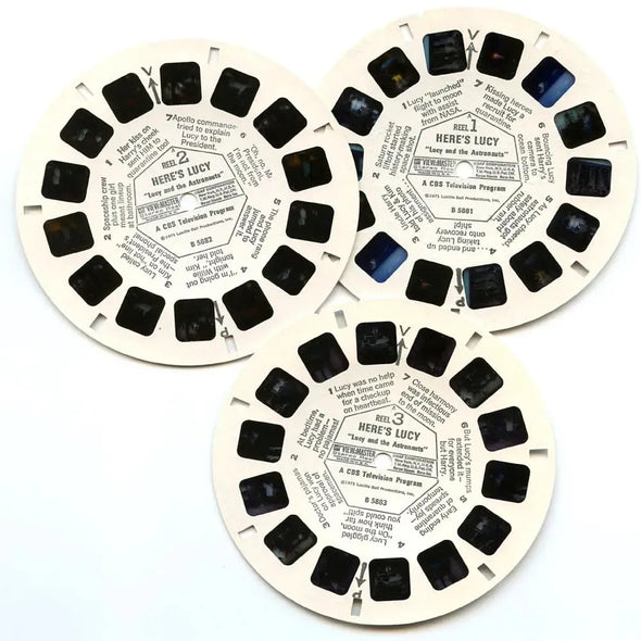 Lucy and the Astronauts - View-Master 3 Reel Packet - 1970s - vintage - (PKT-B588-G3A) Packet 3dstereo 