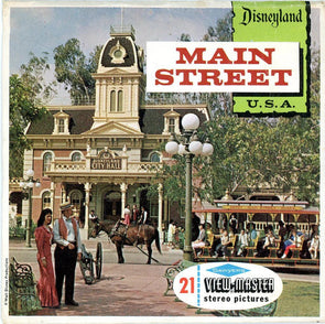 Main Street U.S.A. - View-Master 3 Reel Packet - 1960s Views - Vintage - (PKT-A175-S6B)