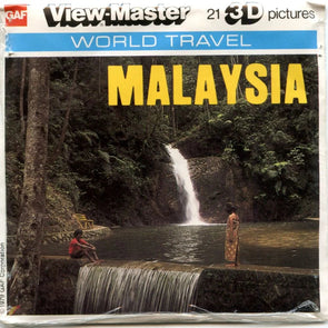 Malaysia - View-Master- Vintage - 3 Reel Packet - 1970s views ( PKT- K24 - G5mint ) Packet 3dstereo 