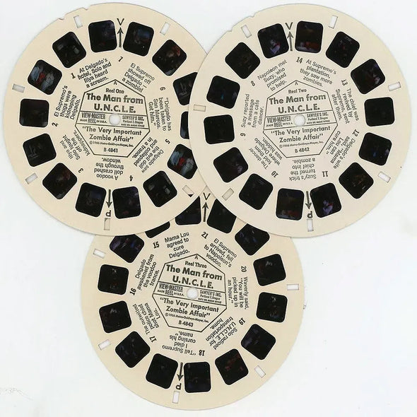Man from U.N.C.L.E. - View-Master 3 Reel Packet - 1960s - vintage - (PKT-B484-S6) Packet 3dstereo 