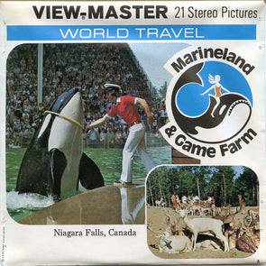 Marineland & Game Farm - View-Master Vintage 3 Reel Packet - 1970s Views (PKT-A040-V1Amint) Packet 3dstereo 