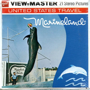 Marineland of Florida - View-Master 3 Reel Packet - 1970s Views - Vintage - (PKT-A964-G3Bmint) Packet 3dstereo 