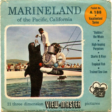 Vintage Viewmaster Reels Disneyland California 21 images 3 Reels  Vacationaland