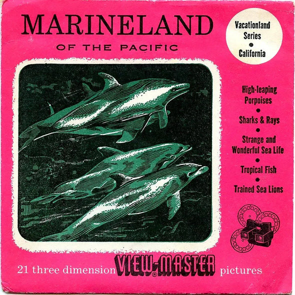 Marineland of the Pacific - View-Master 3 Reel Packet - 1960s views - vintage - (ECO-MARI-S3D) Packet 3dstereo 