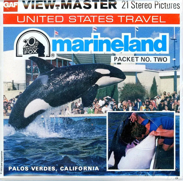 Marineland - Packet No.2 - View-Master 3 Reel Packet 1970s views - vintage - (PKT-A199-G5Bmint) 3dstereo 