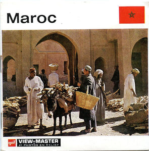 Maroc - Morocco - View-Master 3 Reel Packet - 1970s Views - Vintage - (C719F-BG3) Packet 3dstereo 