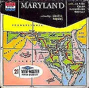 Maryland - Map Series - 3 Reel View-Master Packet - vintage - 1960s views - (A780-S6A) Packet 3Dstereo 