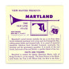 Maryland - Vacationland Series - View-Master 3 Reel Packet - 1950s views - vintage - (PKT-MD-S3oh) Packet 3dstereo 