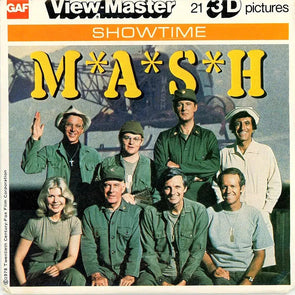 Copy of MASH - View-Master 3 Reel Packet - 1960s - Vintage - (PKT-J11-G5nk) Packet 3Dstereo 