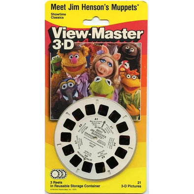 Meet Jim Henson's Muppets - View-Master - 3 Reels on Card - New 3dstereo 