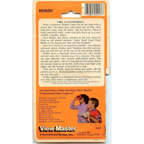 Menudo - View-Master 3 Reel Set on Card -OPEN - (VBP-4059) VBP 3dstereo 
