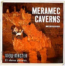 Meramec Caverns Missouri - Jesse James Hideout - View-Master - Vintage - 3 Reel Packet - 1960s views - A451 3Dstereo 
