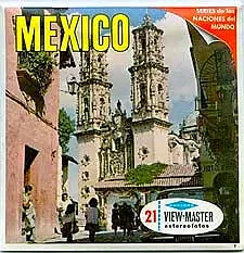 Mexico - Edition A - Views-Master - Vintage - 3 Reel Packet - 1960s views - B001 3Dstereo 