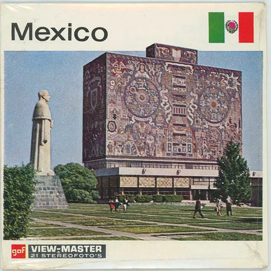 Mexico - View-Master 3 Reel Packet - 1960's view - vintage - (PKT-B011-BG1MINT) 3Dstereo.com 
