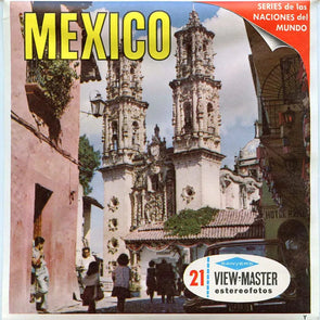 Mexico - Vintage Classic View-Master 3 Reel Packet - 1970s views Packet 3dstereo 