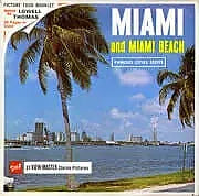Miami and Miami Beach - View-Master 3 Reel Packet - 1970s views - vintage - (PKT-A963-G1B) Packet 3Dstereo 
