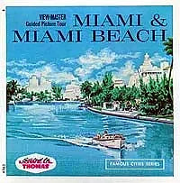 Miami and Miami Beach - View-Master 3 Reel Packet - 1970s views - vintage - (PKT-A963-G1B) Packet 3Dstereo 