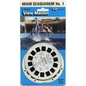 Miami Seaquarium No.1 - View-Master 3 Reel Set on Card - NEW - (VBP-5263) VBP 3dstereo 