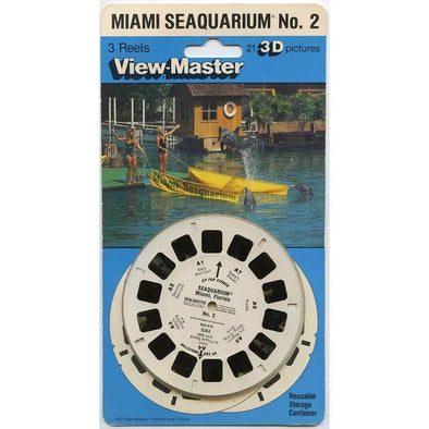 Miami Seaquarium No.2 - View-Master 3 Reel Set on Card - NEW - (VBP-5264) VBP 3dstereo 