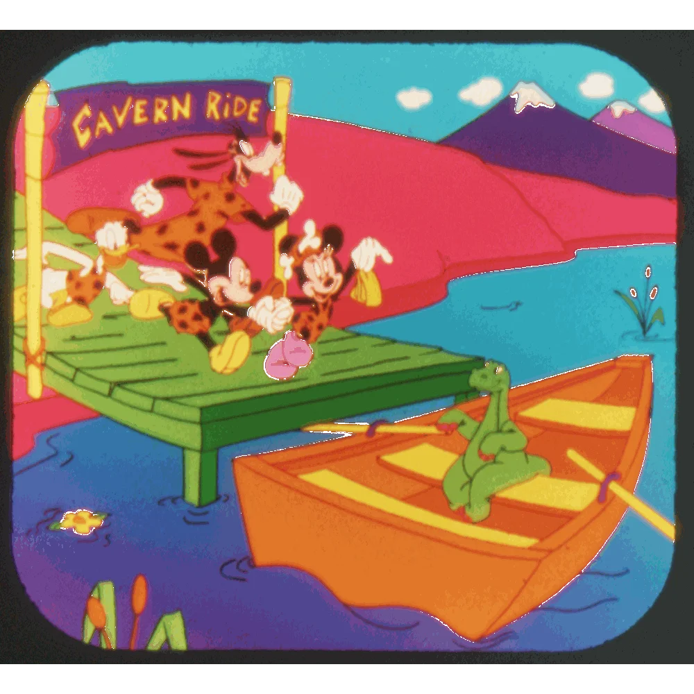 Mickey Mouse and the Dinosaurs - View-Master 3 Reel Set on Card Mickey Mouse and the Dinosaurs - View-Master 3 Reel Set on Card