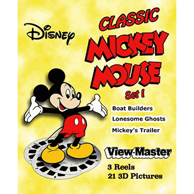 Mickey Mouse Classic Disney Set 1 - View-Master 3 Reel Set - NEW WKT 3dstereo 