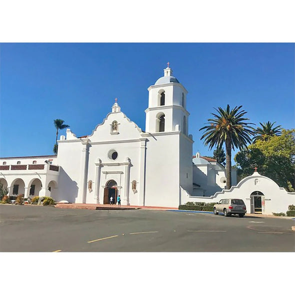 Mission San Luis Rey Animated 2 Images - Animated 3D Postcard Greeting card- NEW Postcard 3dstereo 