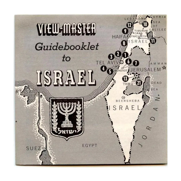 Modern Israel - View-Master - Vintage - 3 Reel Packet - 1960s views - vintage (PKT-B224-S5 3Dstereo 
