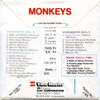Monkeys - View-Master 3 Reel Packet - 1970s - Vintage - (ECO-J63-G6) Packet 3Dstereo 