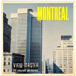 Montreal - Canada - View-Master - Vintage 3 Reel Packet - 1960s view A051 Packet 3dstereo 