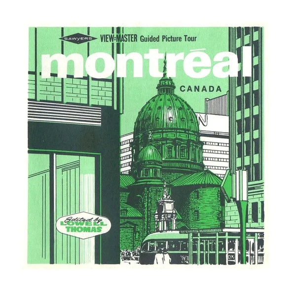 Montreal - Canada - View-Master Vintage - 3 Reel Packet - 1960s view A051 Packet 3dstereo 