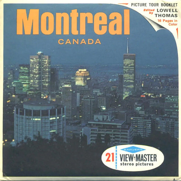 Montreal - Canada - View-Master Vintage - 3 Reel Packet - 1960s view A051 Packet 3dstereo 
