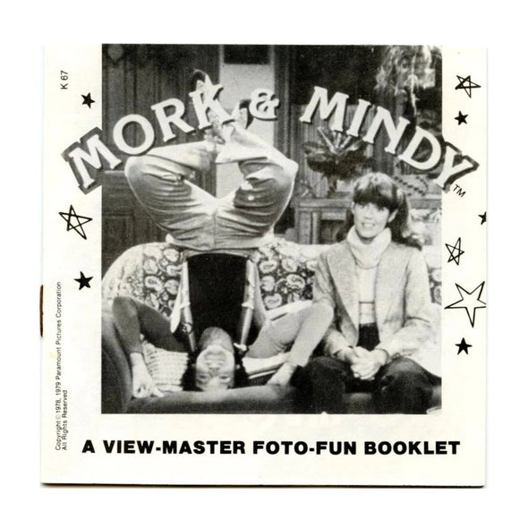 Mork and Mindy - View-Master 3 Reel Packet - 1970s - vintage - (ECO-K67-G5) Packet 3dstereo 