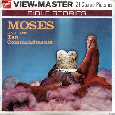 Moses - View-Master 3 Reel Packet - 1970s - Vintage - (ECO-B854-G3A) Packet 3Dstereo 