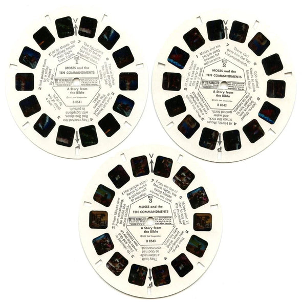 Moses - View-Master 3 Reel Packet - 1970s - Vintage - (ECO-B854-G3A)