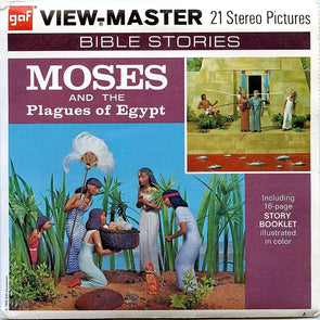 Moses - View-Master 3 Reel Packet - 1970s views - vintage - (ECO-B853-G3A) Packet 3Dstereo 