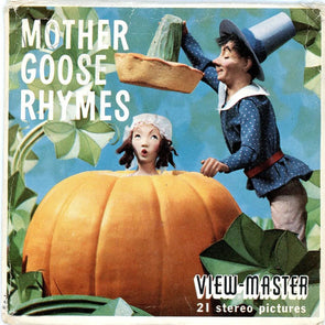 Mother Goose Rhymes - View-Master 3 Reel Packet - 1960s - Vintage - (ECO-B410-S5) Packet 3Dstereo 