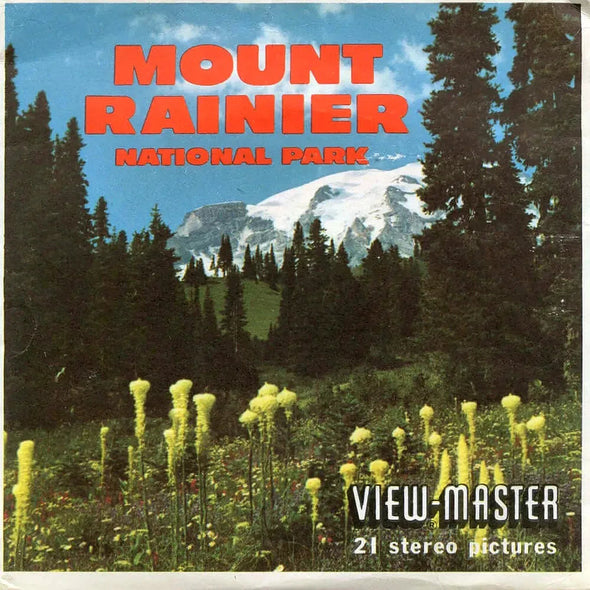 Mount Rainier National Park - Washington - View-Master 3 Reel Packet - 1950s views - vintage - (PKT-A271-S5) Packet 3dstereo 