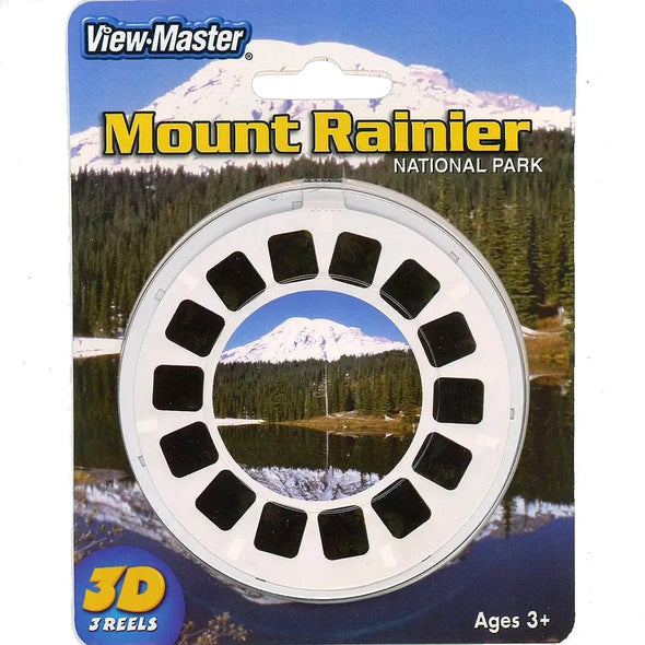 Mount Rainier National Park - View-Master 3 Reel Set on Card - NEW - (VBP-5043) VBP 3dstereo 