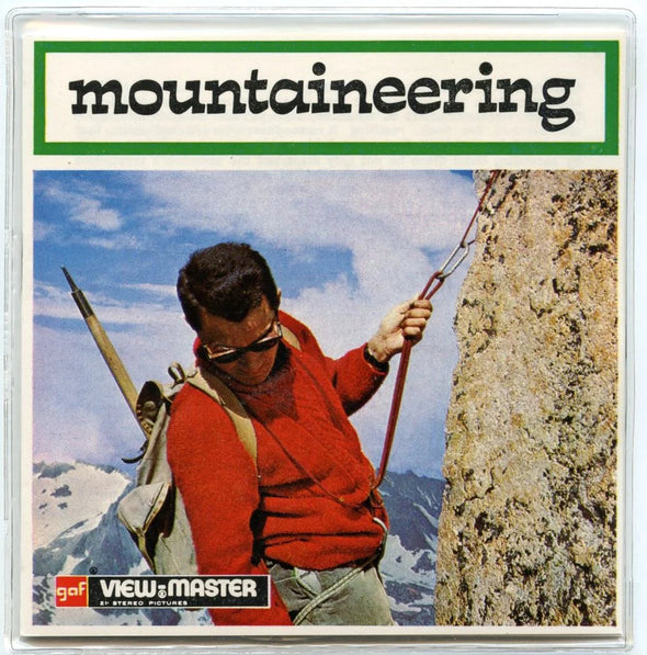 Mountaineering - View-Master 3 Reel Packet - 1960s - vintage - (PKT-B971E-BG2mint) Packet 3dstereo 
